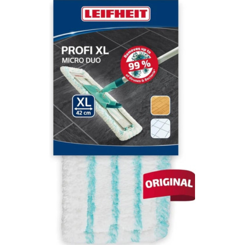 Змінна насадка для швабри Leifheit Profi XL Micro Duo, мікрофібра 42×15 см